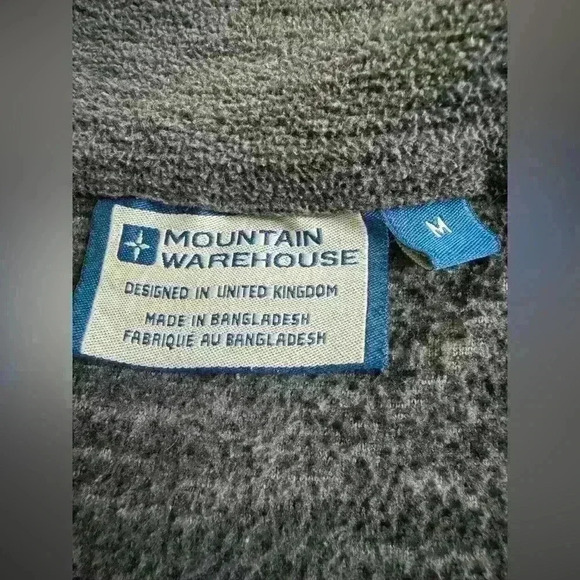 Women’s Mountain Warehouse Snowdon Melange Fleece 3/4 zip Winter Warm Sweater - Picture 4 of 8